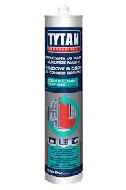TYTAN Siyah Pencere Kapı Silikonize Mastik Yapıştırıcısı 500 Gr ürün görseli 1
