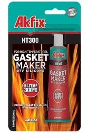 Akfix Ht300 Sa115 Rtv Sıvı Conta 50 ml Kırmızı ürün görseli 1
