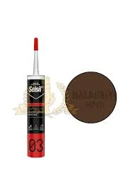Selsil Silikon Kahverengi-brown 280ml ürün görseli 1