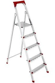 Kanat Elips Galvanizli Katlanabilir Çok Amaçlı Profil Merdiven 4+1 Basamak ürün görseli 1