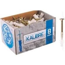 Kalibre Vida Dübel Takımı 8 Mm 100 Adet ürün görseli 1