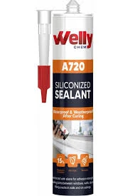WELLY Silikonize Mastik 500 gr Gri ürün görseli 1