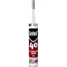 Selsil Pu Mastik 40 Beyaz 280 ml ürün görseli 1