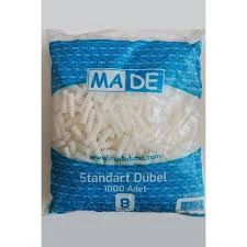 MADE 8 Mm Standart Dübel Paket 1000 Adet ürün görseli 1