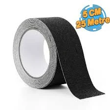 5 Metre Merdiven Kaymaz Bant, 2,5cm Genişlik, Arkası Yapışkanlı 1. Kalite Zemin Kaydırmaz Bant ürün görseli 1