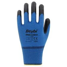 Beybi Eldiven Poly Örme Mavi Siyah Zebra 10 No (5-adet) ürün görseli 1