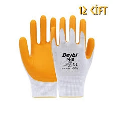 Beybi BEYBİ POLYESTER PN5 İŞ ELDİVENİ 12 ÇİFT ürün görseli 1