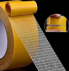 Axe Tools Güçlü Yapışkan Özellikli 10 Metre Türk Malı Içi Ip Dokumalı Sarı Tamir Bantı ürün görseli 1