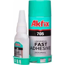 Akfix Hızlı Yapıştırıcı 200 ml + 50 gr Set ürün görseli 1