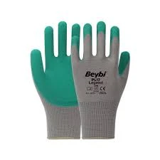 Beybi Pl17 Camcı Legend Yeşil Polyester Örme Lateks Işçi Eldiveni 12 Çift ürün görseli 1