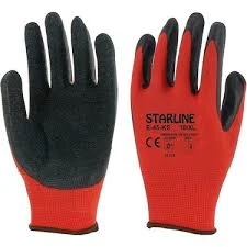 Starline Dalgalı Lateks Eldiven E-45-ks Xl/10 3 Çift ürün görseli 1