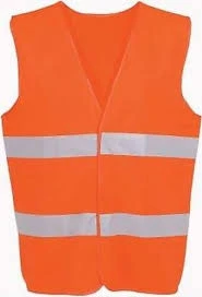 Besa 10 Adet Turuncu Renkli Ikaz Yeleği Reflektörlü ürün görseli 1