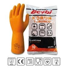 Beybi Korun Turuncu Eldiven 10 No: 1 Çift ürün görseli 1