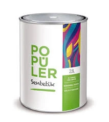 Polisan POPÜLER SENTETİK BOYA BEYAZ 0,75 LT ürün görseli 1