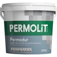 Permolit Permodur Elyaflı Sıvı Plastik Çatı Izolasyon Malzemesi 1 Kg Beyaz ürün görseli 1