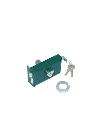 DAF İto Marka 541 14 Eski Tip Silindirli Tirajlı Demir Kapı Kilidi 14cm - Yeşil (KARŞILIKSIZ) ürün görseli 1