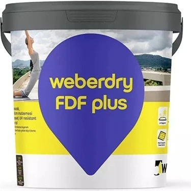 WEBER FDF PLUS Elyaflı Çatı Izolasyon Malzemesi 20 Kg Beyaz ürün görseli 1