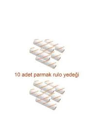Marka Ekonomik Parmak Rulo Yedek 10 Cm ( 10 Adet ) - Fırça - Beyaz ürün görseli 1