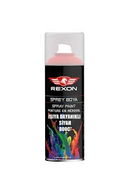 Rexon Isıya Dayanıklı Sprey Boya Siyah ürün görseli 1