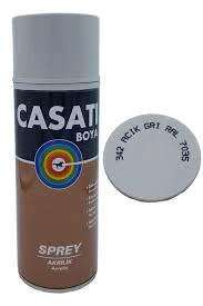 Casati Akrilik Sprey Boya Açık Gri Ral-7035 400 ml ürün görseli 1