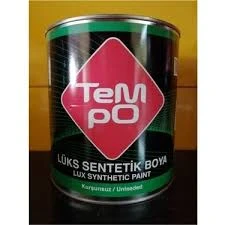 Tempo Yağlı Boya Seti 6 Prç Siyah Lüks Sentetik Yağlı Boya 0,75 lt + Tiner + Bant + Fırça + Rulo ürün görseli 1