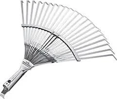 Gardener 10733 Ayarlı Metal Çim Ve Yaprak Toplama Tırmığı Sapsız ürün görseli 1