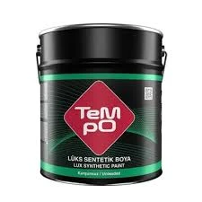 Tempo Lüks Sentetik Yağlı Boya Siyah 0,75 lt ve 320 ml Sentetik Tiner ürün görseli 1