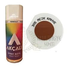 Akçalı Akrilik Sprey Boya Açık Kahve 400 ml - 305 ürün görseli 1
