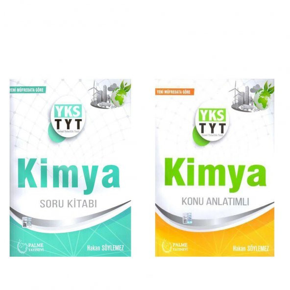 TYT Kimya Konu Anlatımı ve Soru Bankası Seti 2 Kitap Palme Yayınları ürün görseli 1