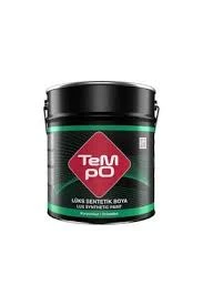 Tempo Yağlı Boya Seti 6 Prç Yeşil Lüks Sentetik Yağlı Boya Koyu 0,75 Lt + Tiner + Bant + Fırça + Rulo ürün görseli 1