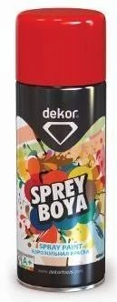 Dekor (Hassan) HASSAN DEKOR SPREY BOYA KIRMIZI RAL3001 400ML ürün görseli 1