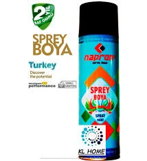 Napron Mat Siyah Sprey Boya 200ml Tam Dolu Paranızın Karşılığı Kl Home ürün görseli 1