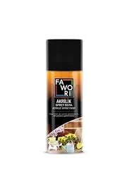 Fawori Akrilik 400ml Sprey Boya Parlak Siyah 9005 ürün görseli 1