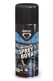 dekoreayapı Dekor Sprey Boya Akrılık 400 Ml Mat Siyah ürün görseli 1
