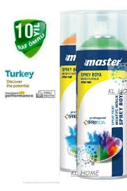 Master Parlak Beyaz Pro Seri Akrilik Sprey Boya - Özel Kilit Kapak -400ml - 10 Yıl Raf Ömrü ürün görseli 1