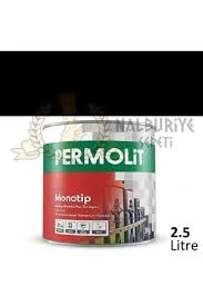 Permolit Monotip Astarlı Antipas Boya Siyah 2.5 Lt. ürün görseli 1