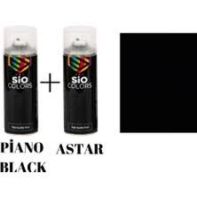 Parlak Siyah (PİANO BLACK) Profesyonel Seri Akrilik Sprey Boya 400ml-10 Yıl Raf Ömrü ürün görseli 1