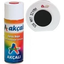 Akçalı 526 Mat Siyah Sprey Boya ürün görseli 1