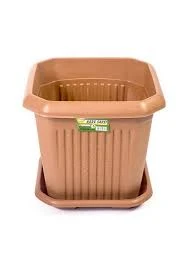 Hak Plastik Kare Saksı 7 Litre 5 Numara ürün görseli 1