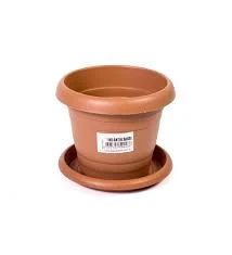 Hak Plastik Hak Saksı Yuvarlak No:4 Antik 7,5lt ürün görseli 1