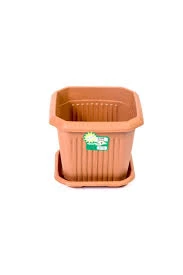 Hak Plastik Hak Kare Saksı Naturel No 1 1 Litre ürün görseli 1