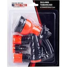 Baytec Bay-tec Mk1486 Bahçe Çiçek Sulama Tabancası 8 Fonksiyonlu 5pcs ürün görseli 1