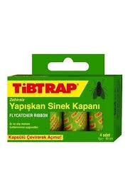 TİPTRAP Tibtrap Yapışkan Karasinek Tuzağı Sinek Bandı 1 Kutu(4'LÜ CAPSÜL) ürün görseli 1