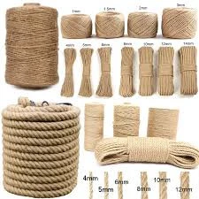 6 Mm 20 Metre Jüt Halat Kendir Kedi Tırmalama Paspas Halatı ürün görseli 1