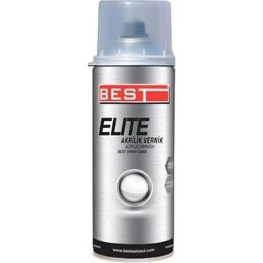 Best Elite Akrilik Sprey Vernik 400 ml Şeffaf ürün görseli 1