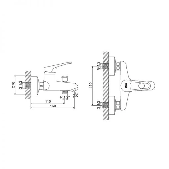 Newarc 142511 Smart Banyo Bataryası - Resim 2