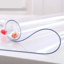 Emek Şeffaf Pvc Masa Örtüsü 1,7 Mm Masa Koruyucu Saydam Renk Masa Sehpa Için Kolay Temizlik 80x200 ürün görseli 1