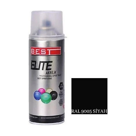 Best Elite Ral 9005 Siyah 400 ml ürün görseli 1