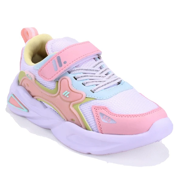 Dagoster DJA76-ARX555 Beyaz Pembe Ortopedik Günlük Kız Çocuk Spor Ayakkabı ürün görseli 1