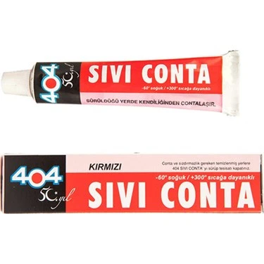 404 Sıvı Conta Kırmızı 45 Gr. ürün görseli 1